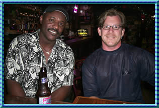 Alvin Jett, joined by his friend, bandmate, and saxman Frank Bauer