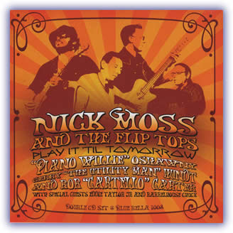 CD image - Nick Moss & The Flip Tops – Play It ‘Til Tomorrow