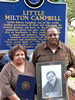 Little Milton's widow Pat Campbell and brother John Campbell