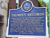 Trumpet Records trail marker